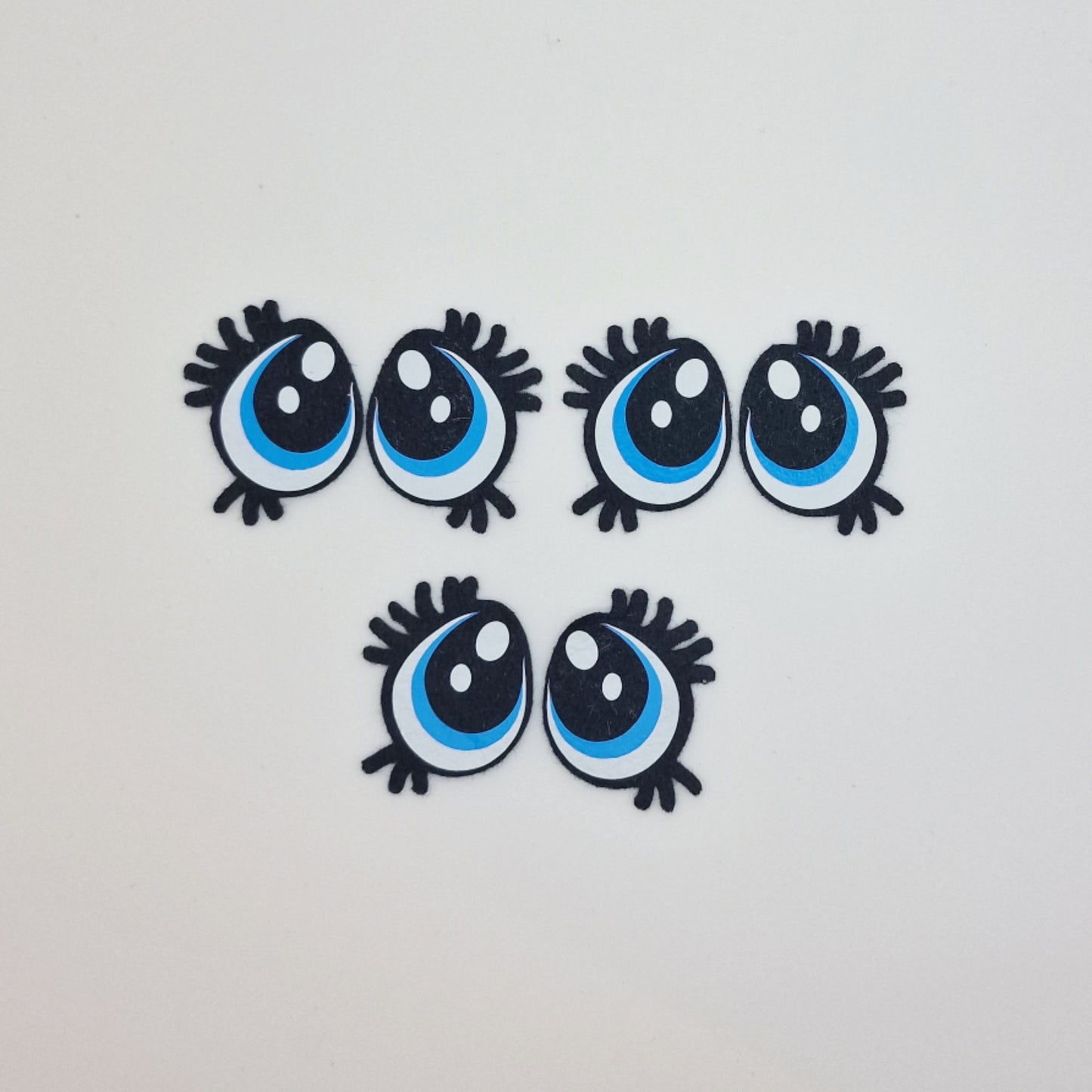 Sad Look Felt Eyes
