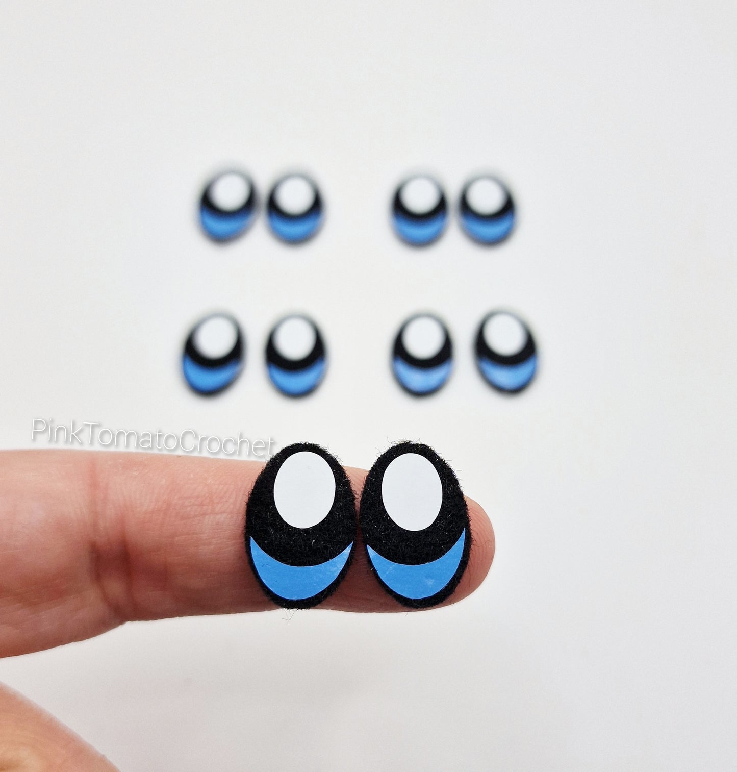 0.75" Kawaii Felt eyes (7 pairs)