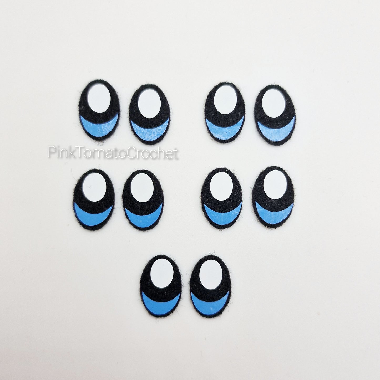 0.75" Kawaii Felt eyes (7 pairs)