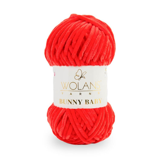 Red (10008) - Wolans Bunny Baby 100g