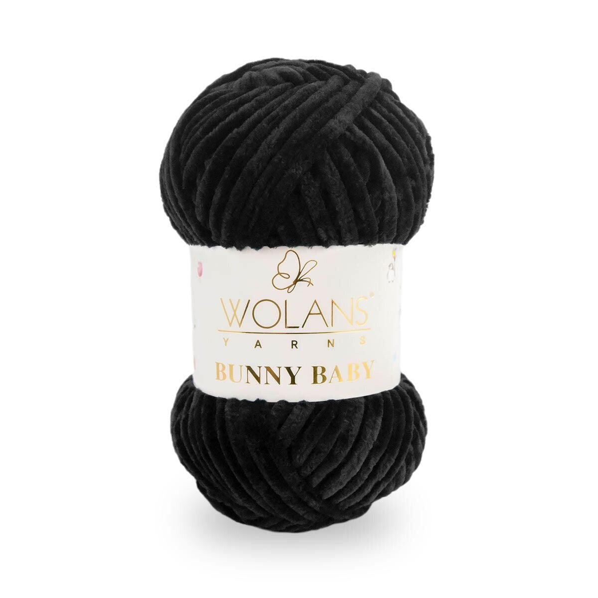 Black (10010) - Wolans Bunny Baby 100g