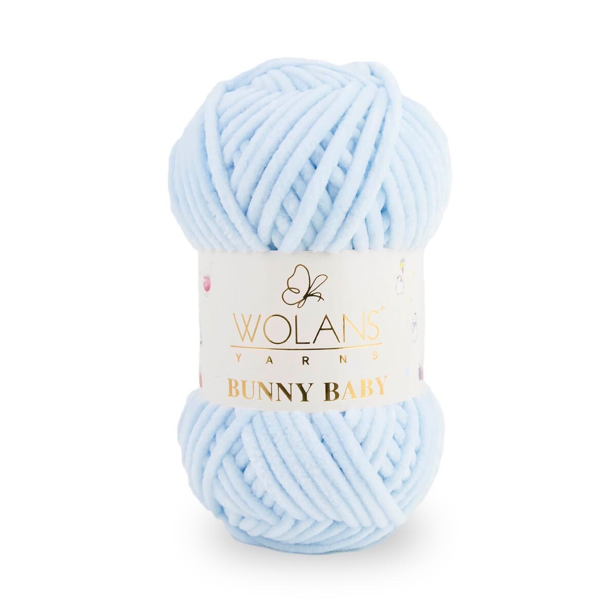 Light Blue (10011) - Wolans Bunny Baby 100g