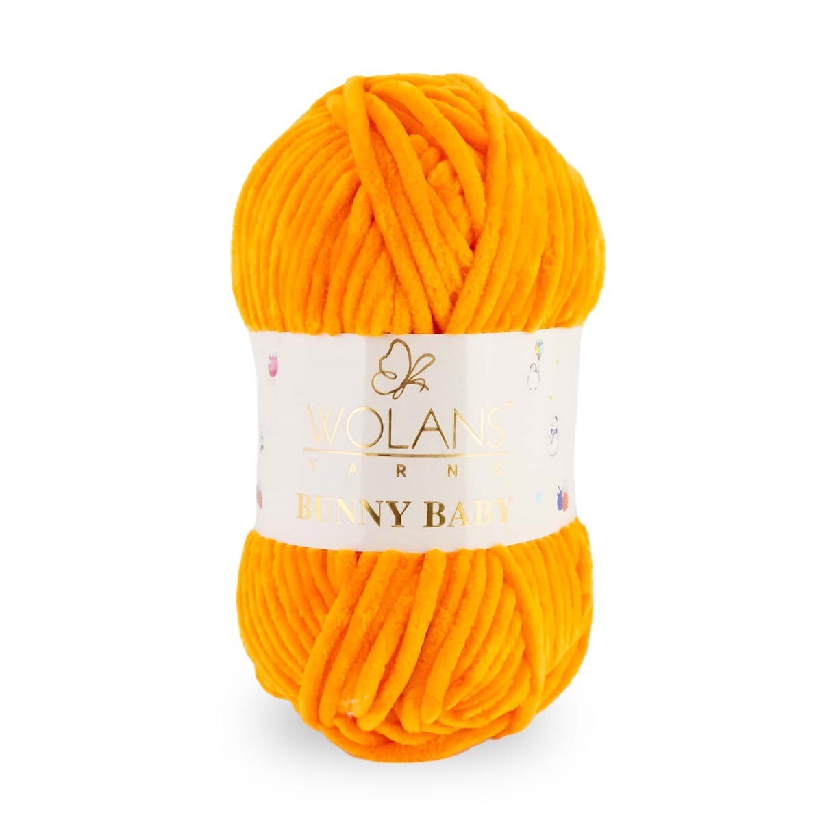 Bright Orange (10067) - Wolans Bunny Baby 100g