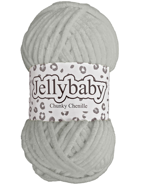 Pearl Grey 012 - Cygnet Jellybaby Chunky Chenille