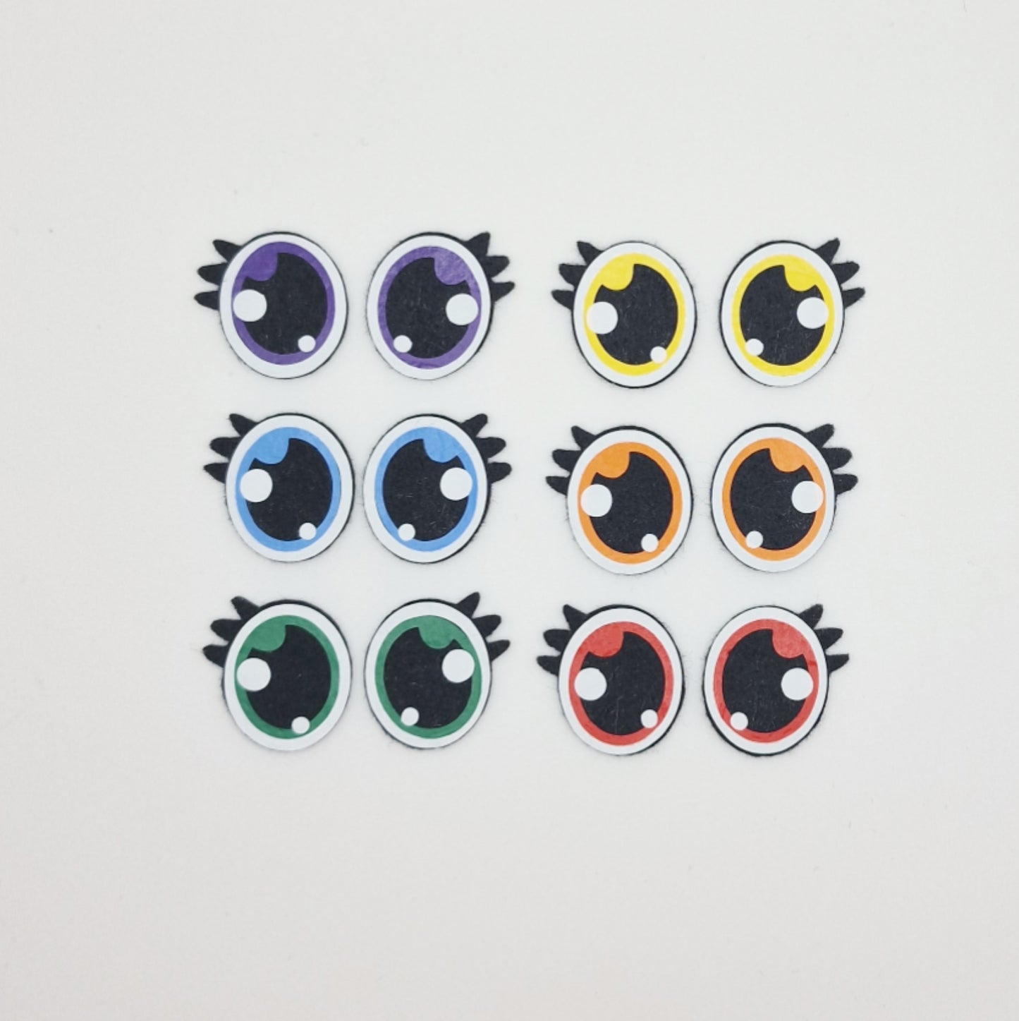 1.2" Kawaii Felt Eyes (5 pairs)