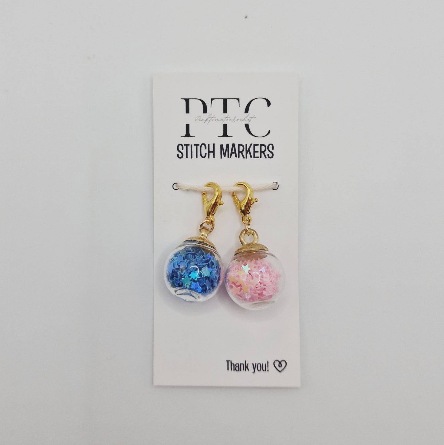 2-Pack Handmade Stitch Markers