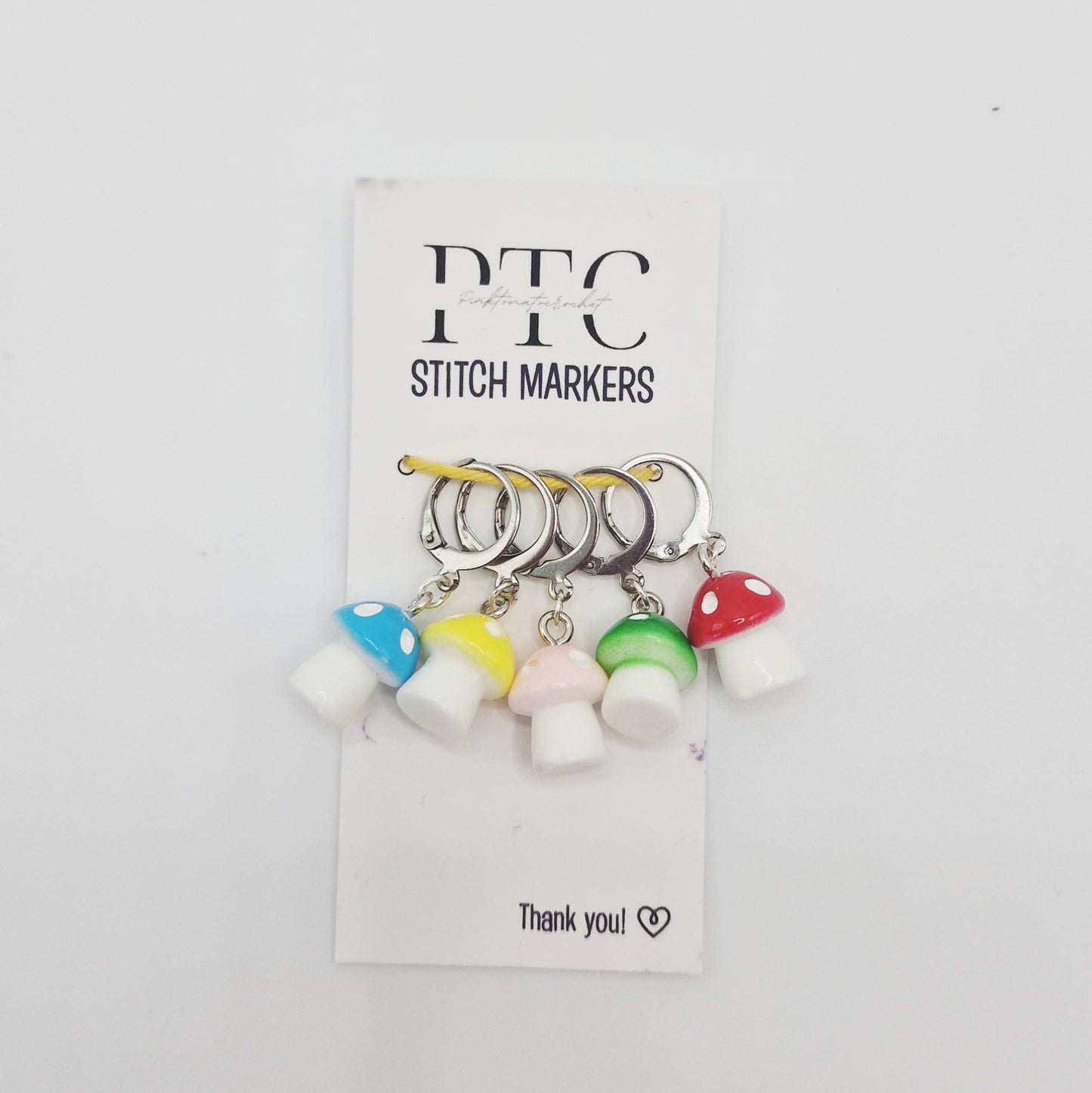 5-Pack Handmade Stitch Markers