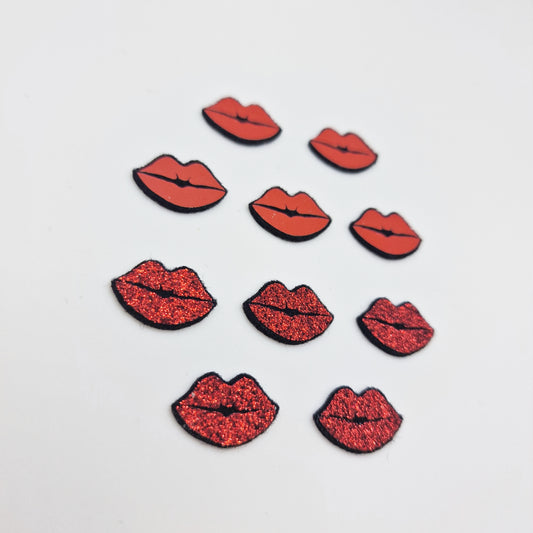 10-pack Kissing mouths