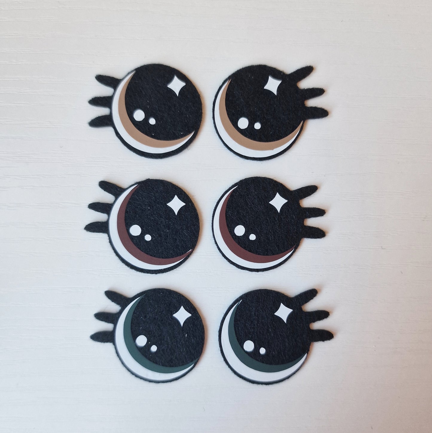 1.5" Felt Eyes (3 pairs)