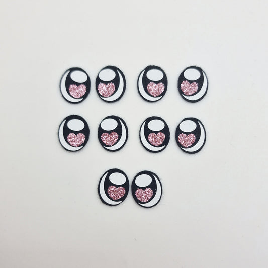 0.75" Kawaii Felt eyes (7 pairs)