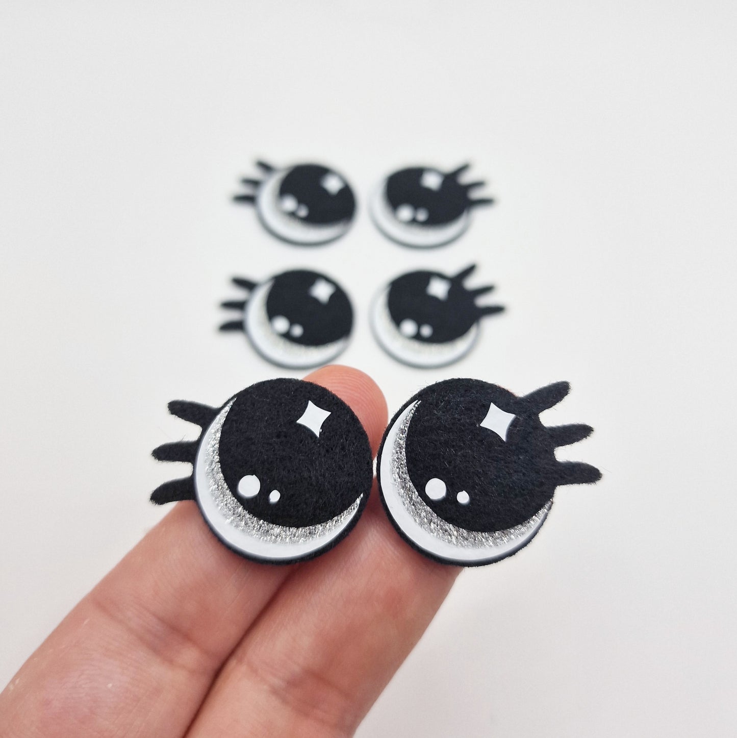 1.2" Kawaii Felt Eyes (5 pairs)