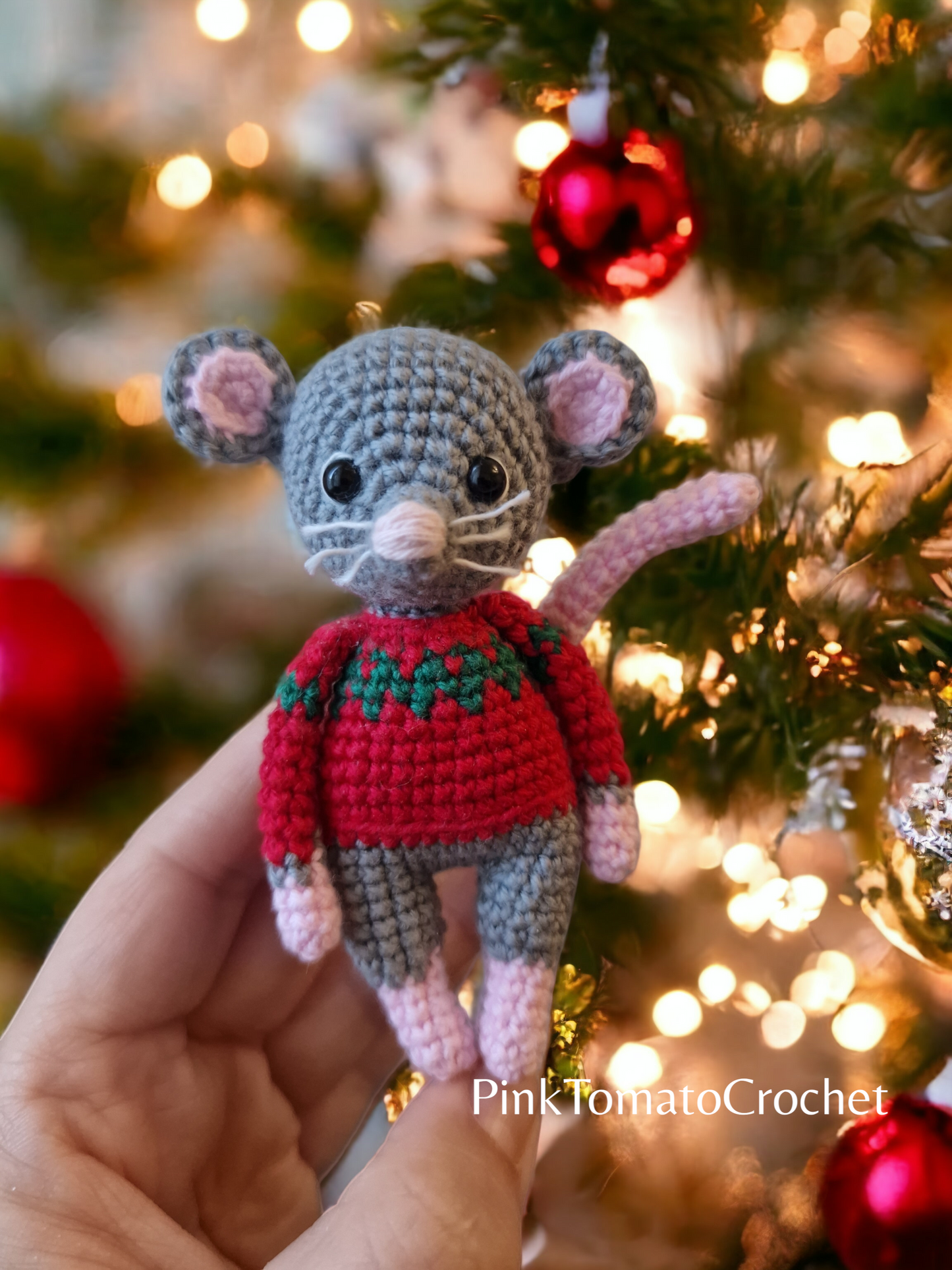 Martin the Little Christmas Mouse | CROCHET PATTERN