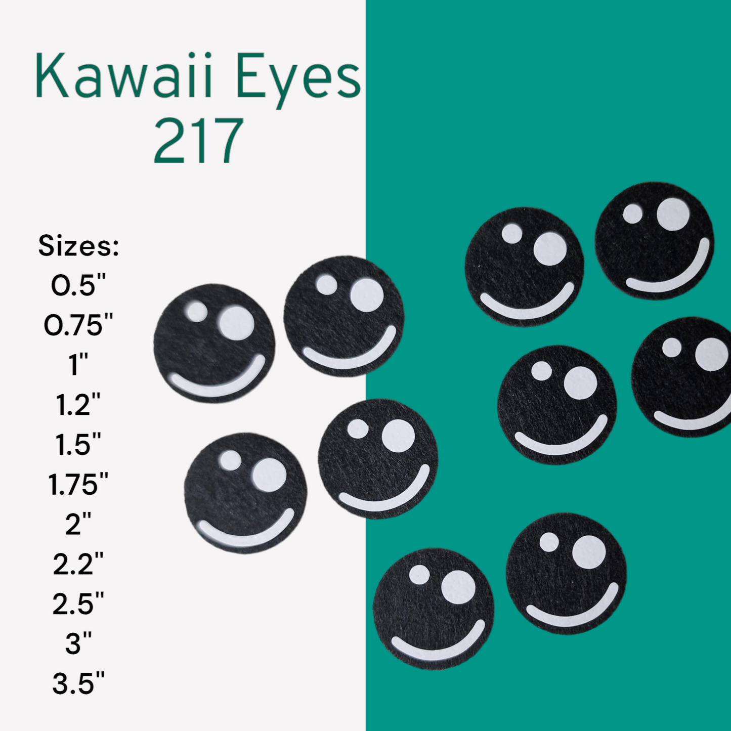 Kawaii Felt Eyes (217)