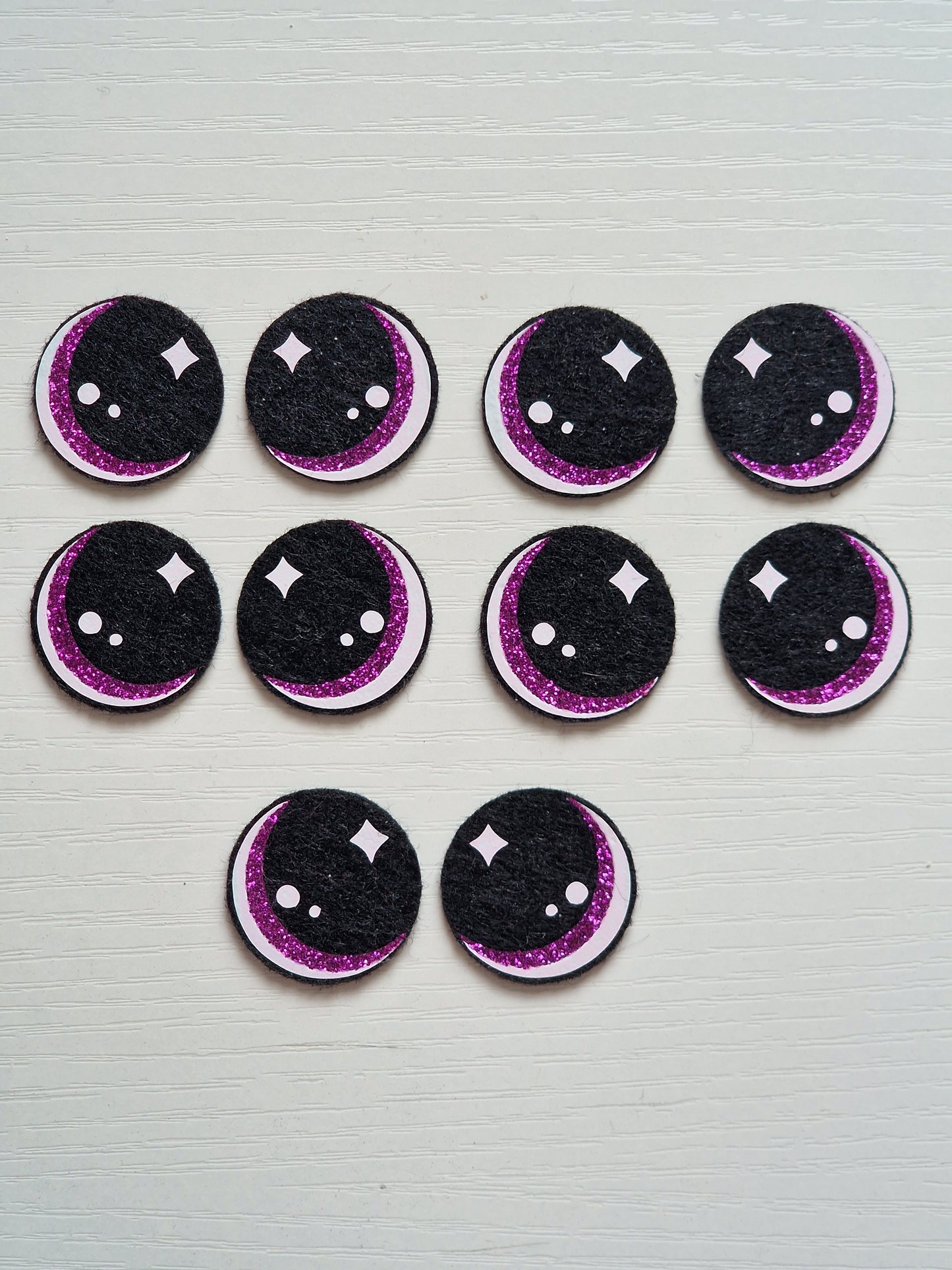 1" Kawaii Felt Eyes (5 pairs)