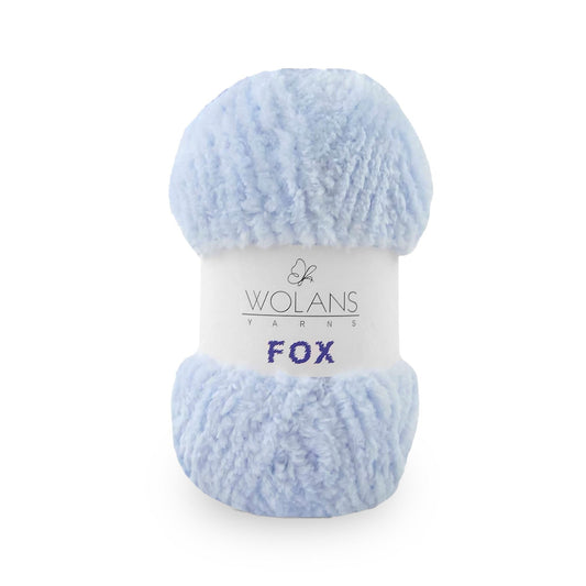 Light Blue (11011) - Wolans Yarns Fox 100g