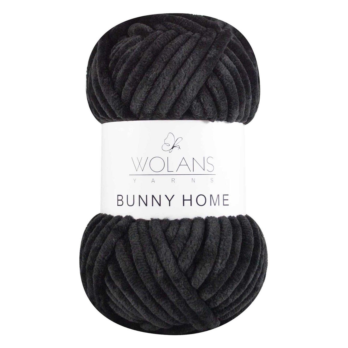 Black (20010) - Wolans Bunny Jumbo Yarn 200g