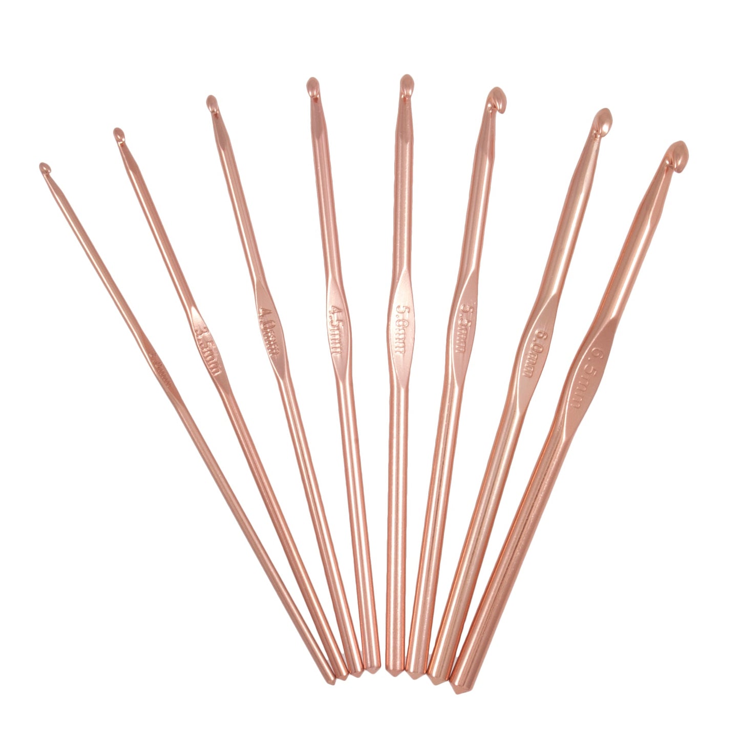 Rose Gold: set of 8