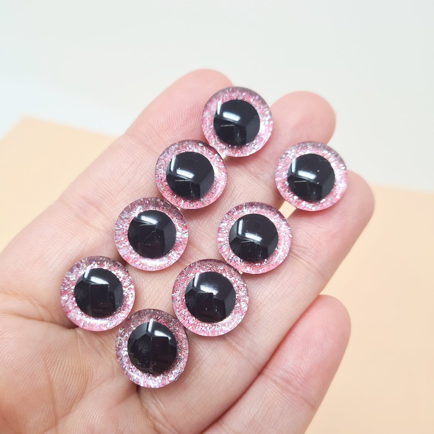 3D Glitter Safety Eyes