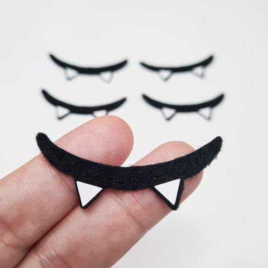 5-Pack Halloween Bat Fang/Mouth for toy making