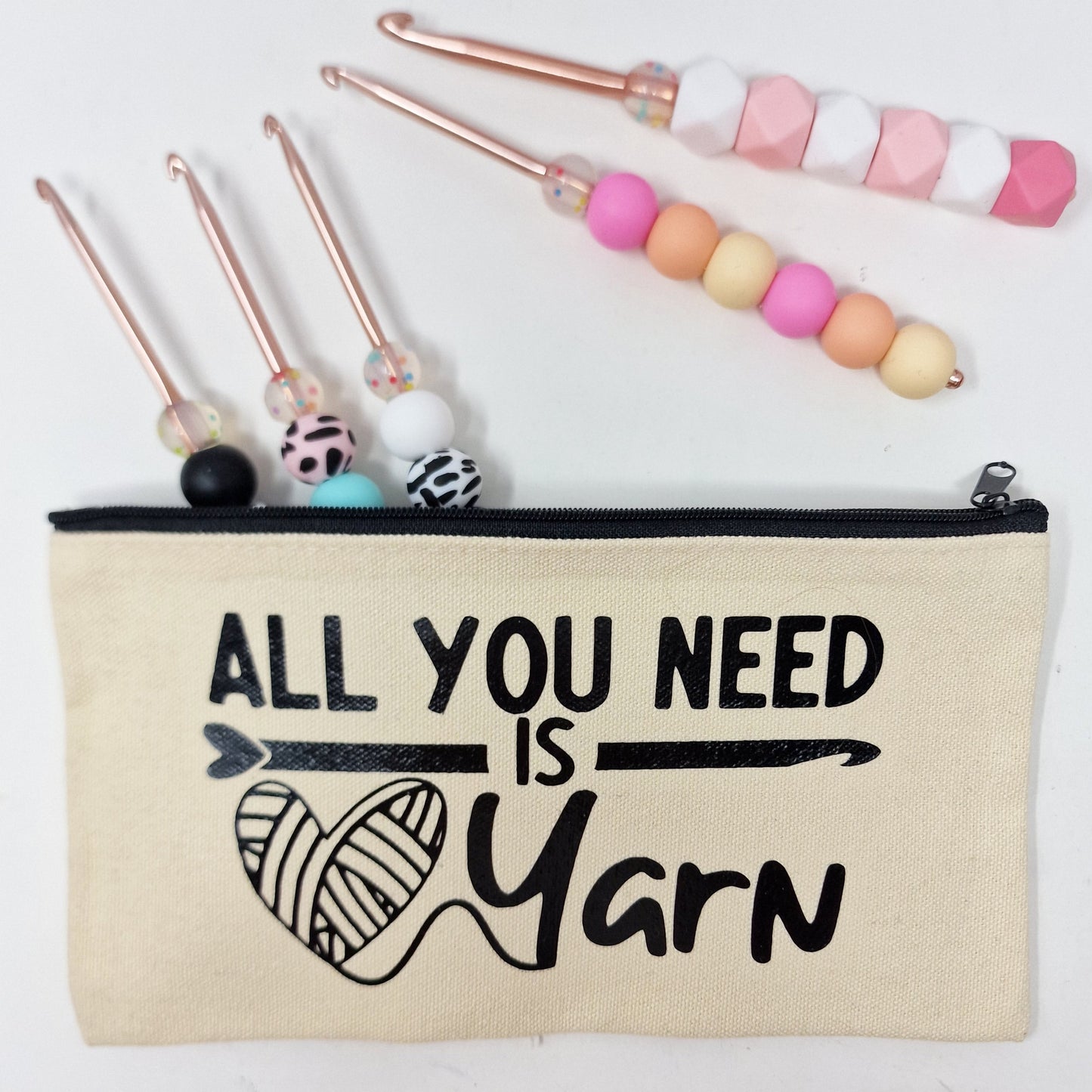 All you need is yarn zipper case