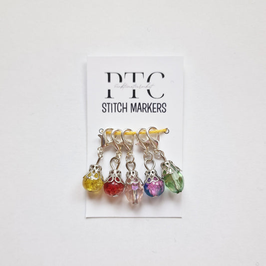 5-Pack Handmade Stitch Markers