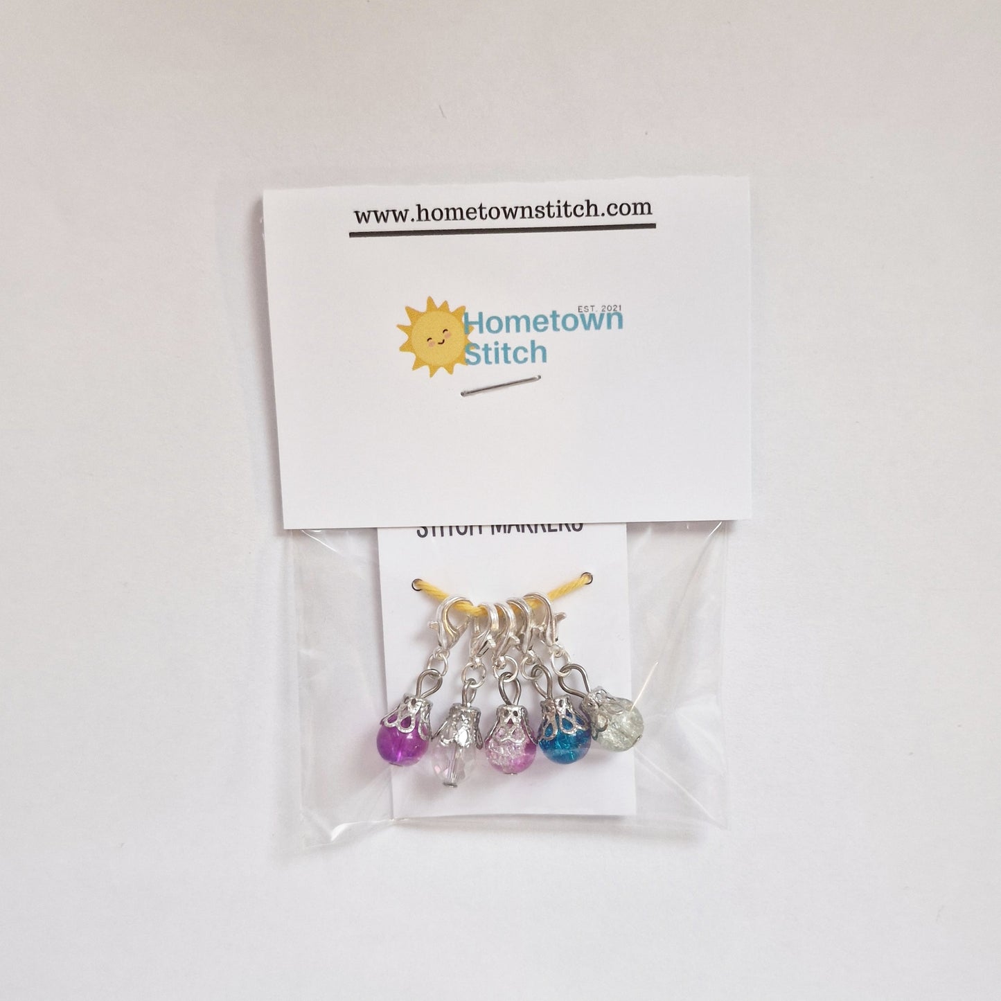 5-Pack Handmade Stitch Markers