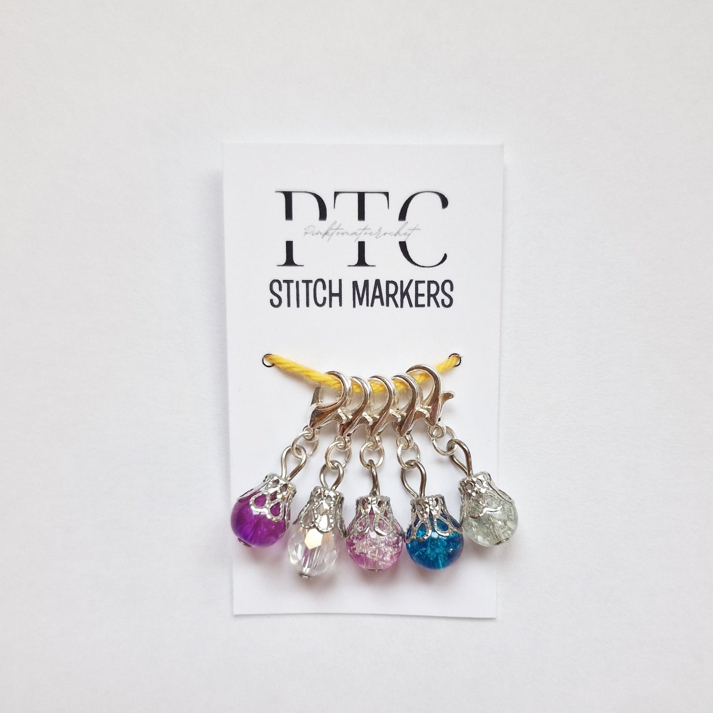 5-Pack Handmade Stitch Markers