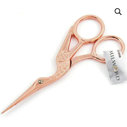 Milward Rose Gold Stork Scissors