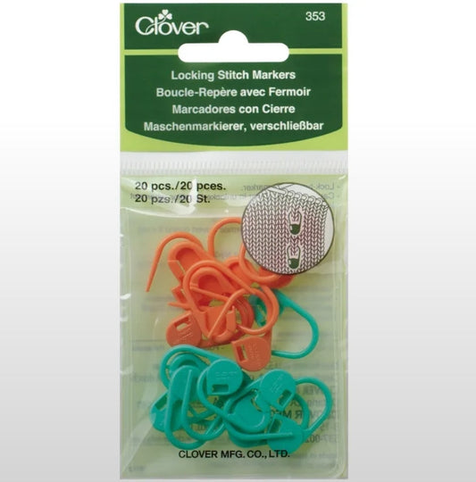 Clover Medium Quick Locking Stitch Markers